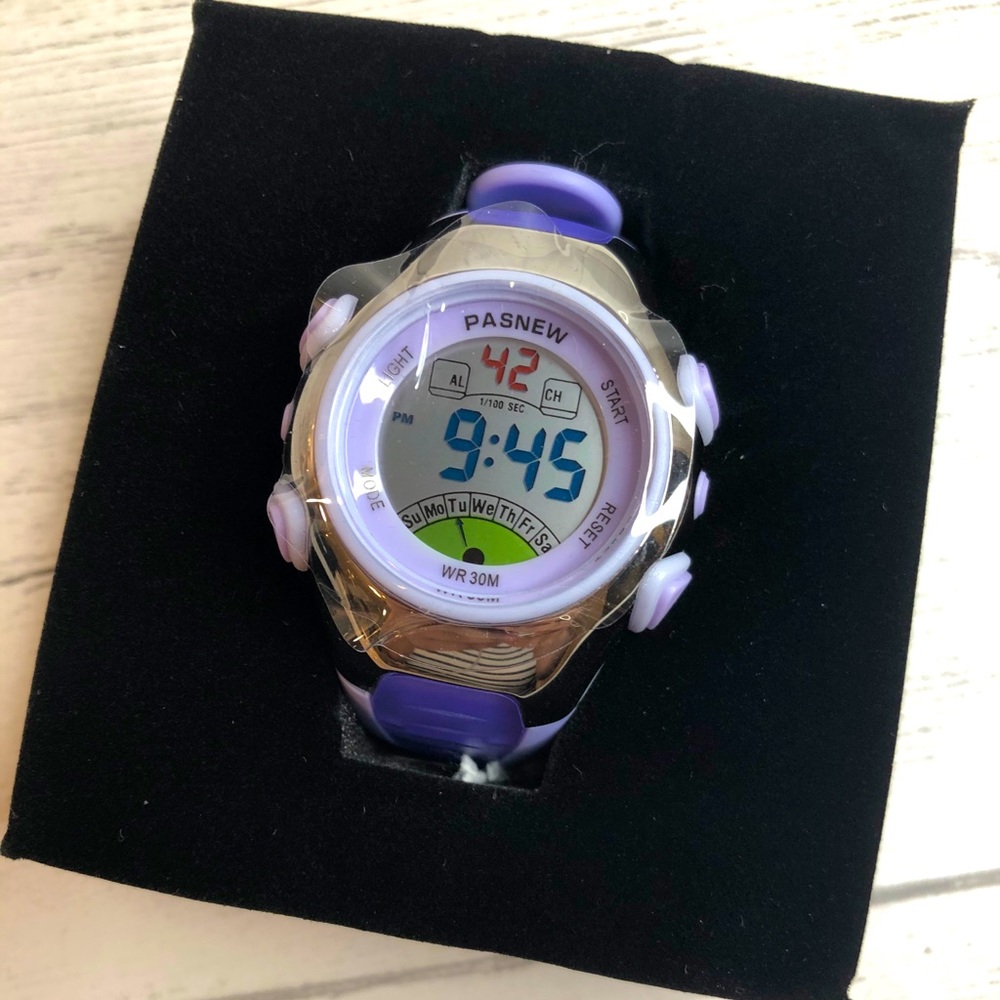 Purple Digital Watch
